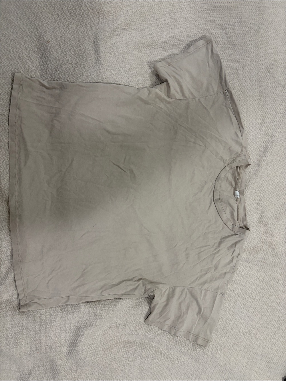 Women’s Short Sleeve Crew Tee - Light Beige